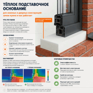© sdm-chem. Тёплое подставочное основание (его ещё называют тёплым подставочным профилем) 3